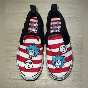 Skechers Dr. Seuss Thing 1 & Thing 2 Slip-On Shoes | Kids US 10